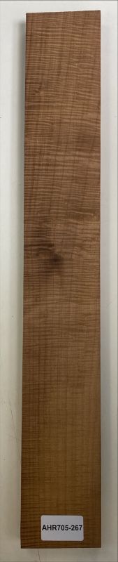 Neck Sycamore / European Maple, curly, roasted "Choco" - Unique Piece #267